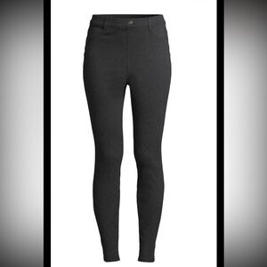 XL Time and Tru Women's High Rise Jeggings, 29" Inseam Black new jeans pants